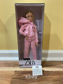 100% Authentique Nouveau Barbie X Zara Blonde Doll Rose Signature Platinum Etiquette
