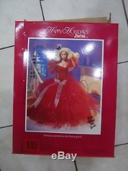 1988 Happy Holiday Barbie Limitée Ed Rare Withshipper Mint