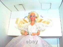 1993 Mattel Barbie Angel Lights Christmas Limited Edition Doll Nrfb Mib