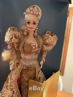 1994 Barbie Fao Lettre Schwarz Gold Jubilee Edition Limitée Boîte D'expédition