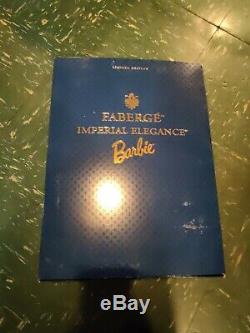 1997 Faberge Imperial Elegance Poupée Barbie En Porcelaine Édition Limitée # 03690