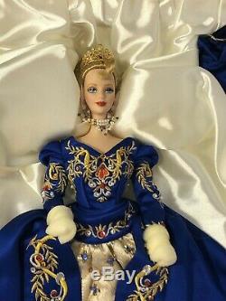 1997 Faberge Imperial Elegance Poupée Barbie Limited Edition Porcelain Swarovski