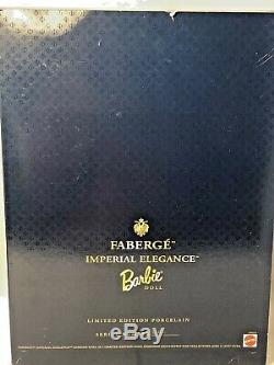 1997 Faberge Imperial Elegance Poupée Barbie Limited Edition Porcelain Swarovski