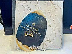 1998 Faberge Imperial Elegance Barbie Doll Avec Box Paperwork Edition Limitée