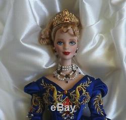1998 Fabergé Imperial Elegance Porcelaine Poupée Barbie 19816 Limited Edition 9309