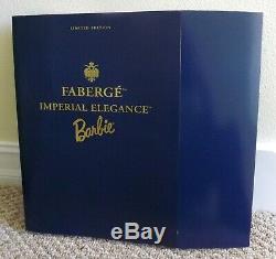 1998 Fabergé Imperial Elegance Porcelaine Poupée Barbie 19816 Limited Edition 9309