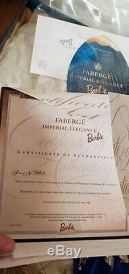 1998 Fabergé Imperial Elegance Porcelaine Poupée Barbie Limited Edition 06912 Nrfb
