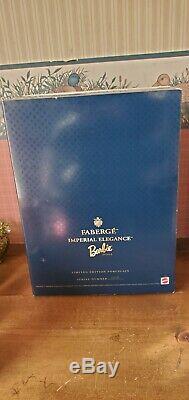 1998 Fabergé Imperial Elegance Porcelaine Poupée Barbie Limited Edition 06912 Nrfb
