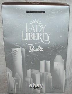 2000 Fao Schwarz Limited Edition Bob Mackie Lady Liberty Barbie Statue De Nib