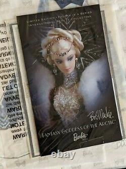 2001 Bob Mackie Fantasy Déesse De La Poupée Artique Barbie 50840 Nrfb Limitée