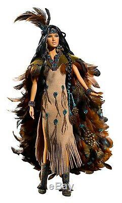 2006 Wind Rider Native American Poupée Barbie Or Étiquette Édition Limitée Mimb