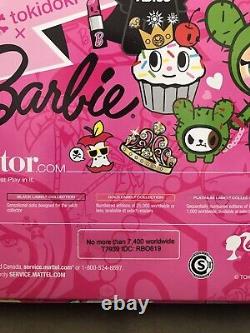 2011 Tokidoki x Mattel Barbie Édition Limitée Collection Or 7400 Nouvelle