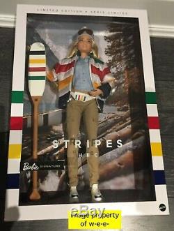 2020 La Baie D'hudson Barbie Signature Doll Hbc Stripes Limited Edition