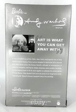 Andy Warhol Campbell Soup Barbie 2015 Édition Limitée Étiquette Argent Nouvelle NRFB