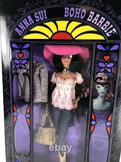 Anna Sui Boho Barbie Doll Limited Collection Fashion Runway Gold Label 2005 Nrfb