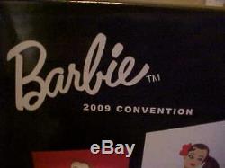 Barbie 2009 Convention 50e Ann. Ensemble En Édition Limitée, Rouge, Blanc Et Beau