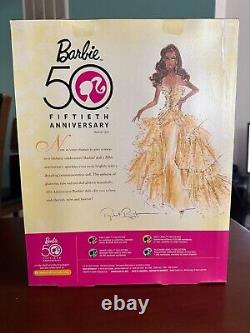 Barbie 50e anniversaire AA Gold LABEL édition limitée NRFB ? 2008 Mattel ? NEUF