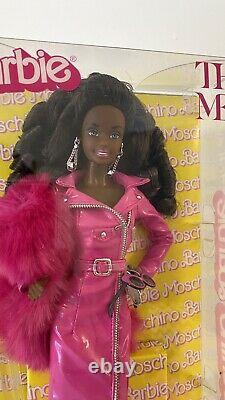Barbie Aa Afro Moschino Le Met Platinum Étiquette Nrfb! Limitée Doll Expédition Rapide