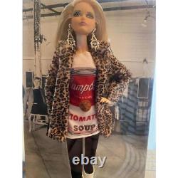 Barbie Andy Warhol Campbell Soup Dkn04 Silver Label Mattel Poupée De Mode Limitée