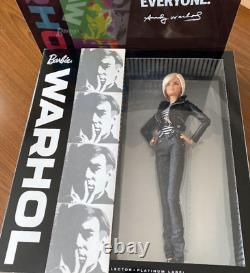 Barbie Andy Warhol Collaboration Doll Platinum Label 999 Limited Mattel 2016
