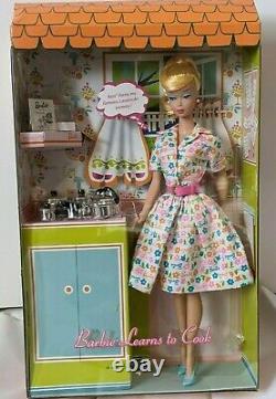 Barbie Apprend À Cuisiner Vintage Repro Mattel Poupée Limited Edition Mod Rare Onrfb