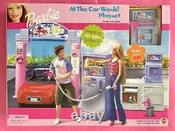 Barbie At The Car Wash Playset Mattel 2001 Rare? Nouveau Scellé