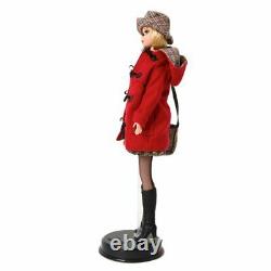 Barbie Burberry London Blue Label Doll Red Coat Collaboration Limited Japon Utilisé