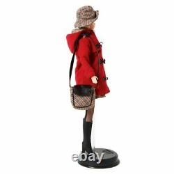 Barbie Burberry London Blue Label Doll Red Coat Collaboration Limited Japon Utilisé