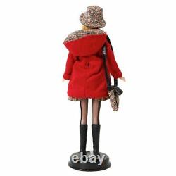 Barbie Burberry London Blue Label Doll Red Coat Collaboration Limited Japon Utilisé