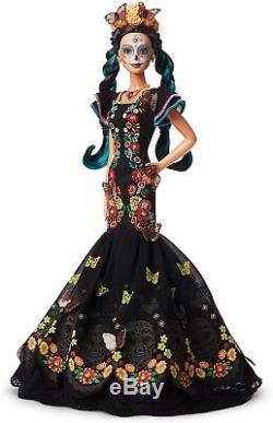 Barbie Collector Dia De Los Muertos Jour De The Dead Doll Limited Edition! Nouveau