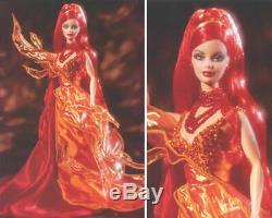 Barbie Danse Feu Essence De La Nature Collection Limited Edition 1999 Nrfb