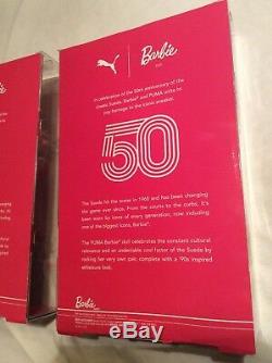 Barbie Designer Puma Dolls Signature Set Limited Edition 50e Anniversaire Aa