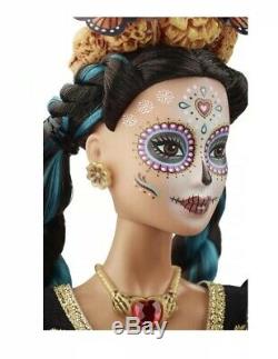 Barbie Dia De Los Muertos Doll Day Of The Dead Limited Edition Les Navires De La Main Maintenant