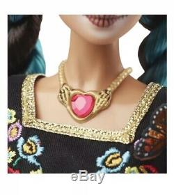 Barbie Dia De Los Muertos Jour De La Mort Poupée Mexicaine Limitée Navires Aujourd'hui