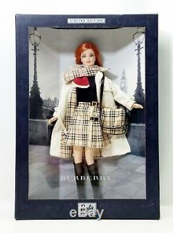 Barbie Doll Burberry 2001 Mattel Limited Edition No. 29421 Nrfb