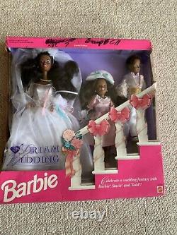 Barbie Dream Wedding Limited Edition Set W Stacie & Todd 1993 Mattel. Porte-boîte