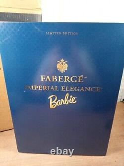 Barbie Faberge Élégance Impériale Porcelaine Poupée 1997 Édition Limitée Comme Neuve