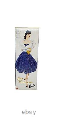 Barbie Gay Parisienne 1959 Fashion And Doll Reproduction Limited Ed. Nos 2002