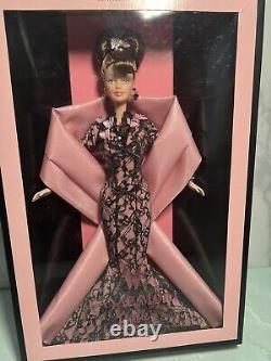 Barbie Hanae Mori Édition Limitée 1999 par Mattel Tokyo Haute Couture Rose Noir