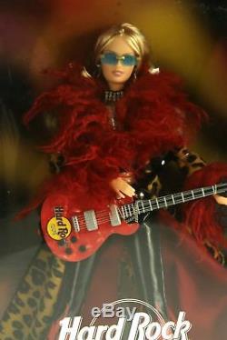 Barbie Hard Rock Cafe Poupée Red Flames Leopard Limited Ed Collectibles 2003