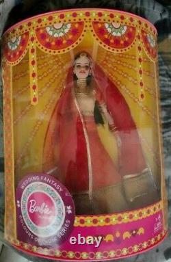 Barbie Mariage Fantasy Rouge Poupée Couleurs De L'inde Edition Limitée Expédition Express