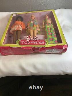 Barbie Mod Friends 2018 Limited Edition 1968 Barbie, Christie Et Stacey. K4a(n)