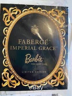 Barbie Porcelaine Grâce Fabergé Imperial 2001 Edition Limitée Nouveau Dans La Boîte