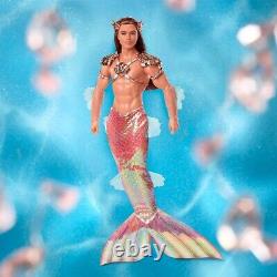 Barbie Signature King Ocean Ken Merman Doll 2021 Gtj97 Vendu