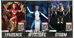 Barbie Signature Marvel X-men Limited Edition Set Mystique, Tempête, Sombre Phoenix