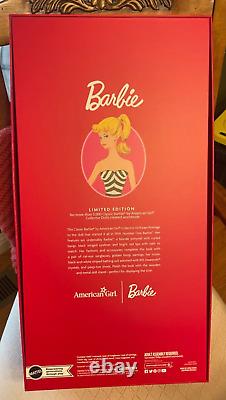 Barbie classique par American Girl Collector Doll Édition limitée # 738 NIB