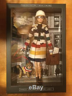 Bay Company Stripes Barbie Limited Edition Hudson Rare! (la Baie, Hbc) Nib