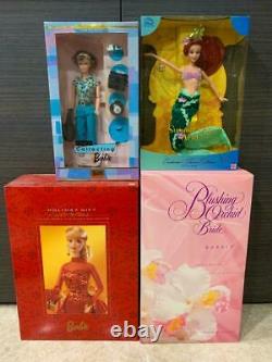 Bnib Vintage Mattel Lot De 4 Barbie Dolls Limited Edition Rare Box Sets