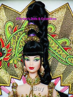 Bob Mackie Déesse D'asie Barbie Limitée Designer Ed 20648 (vil008) Nrfb