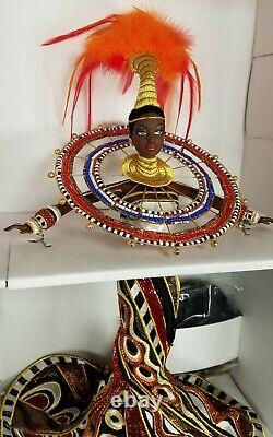 Bob Mackie Fantasy Goddess Of Africa 1999 Barbie Doll. Nrfb. Édition Limitée